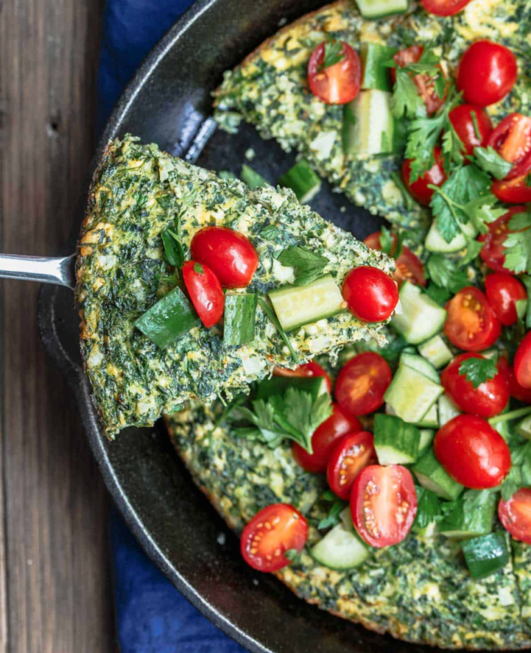 Feta and Spinach Frittata Recipe