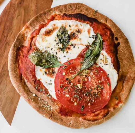 Margherita Pita Bread Pizzas Recipe