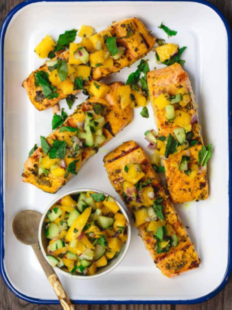 Grilled Salmon with Mango Salsa Recipe