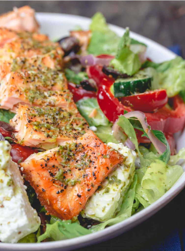 Greek Salmon Salad