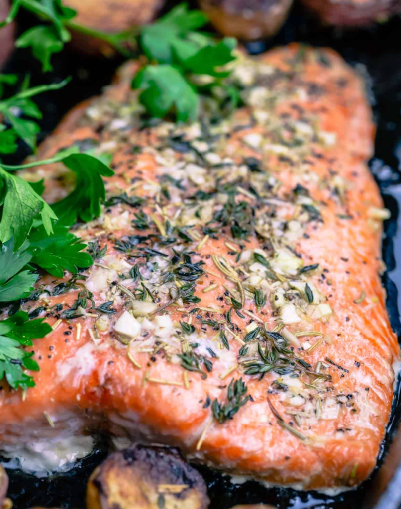 Slow Roasted Salmon