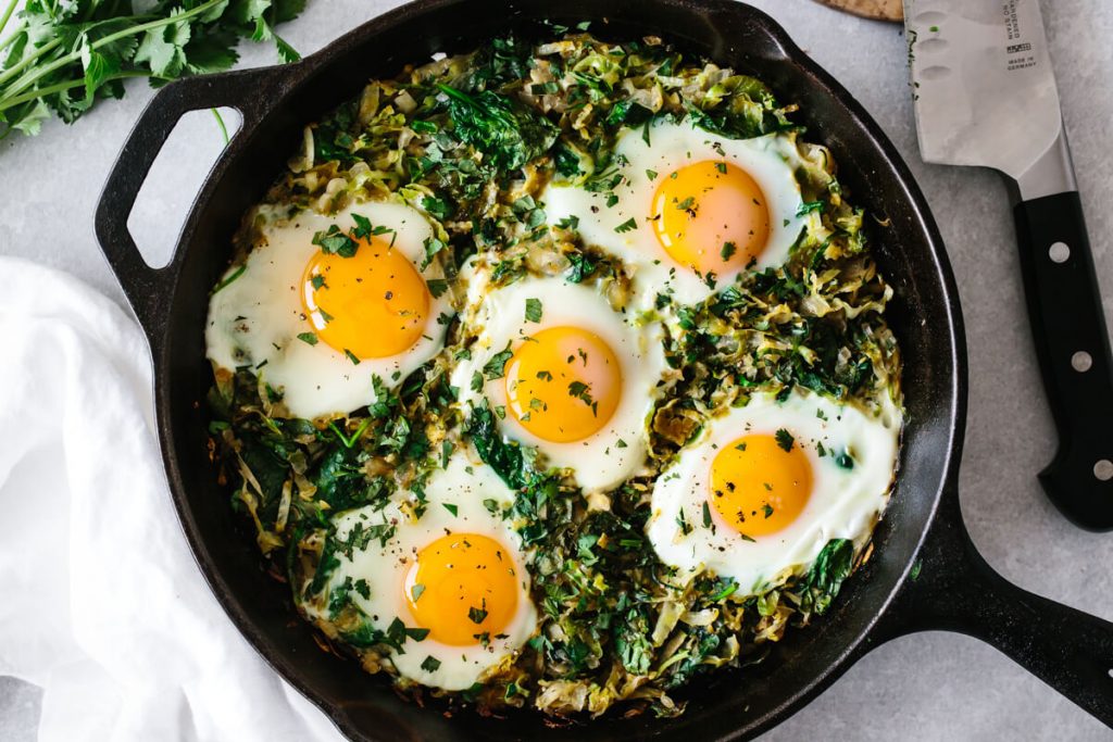 Green shakshuka