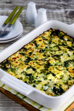 Egg Casserole with Spinach