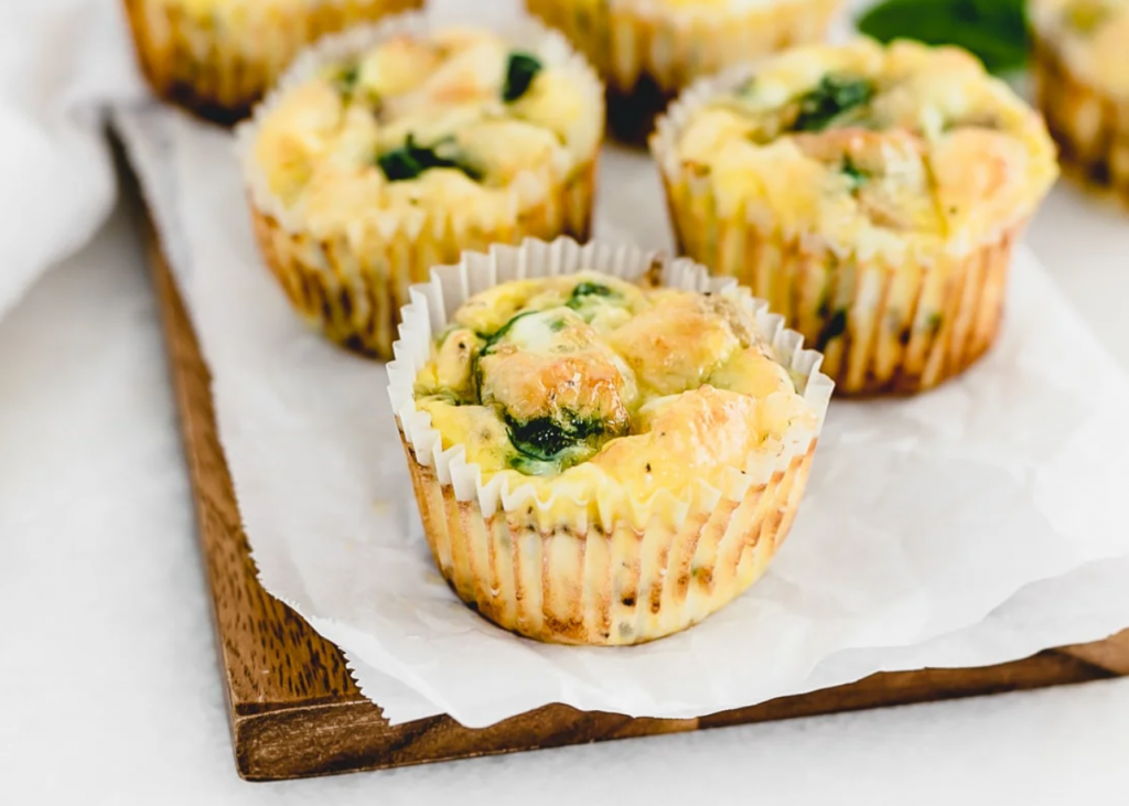 Mushroom Spinach Egg Muffins