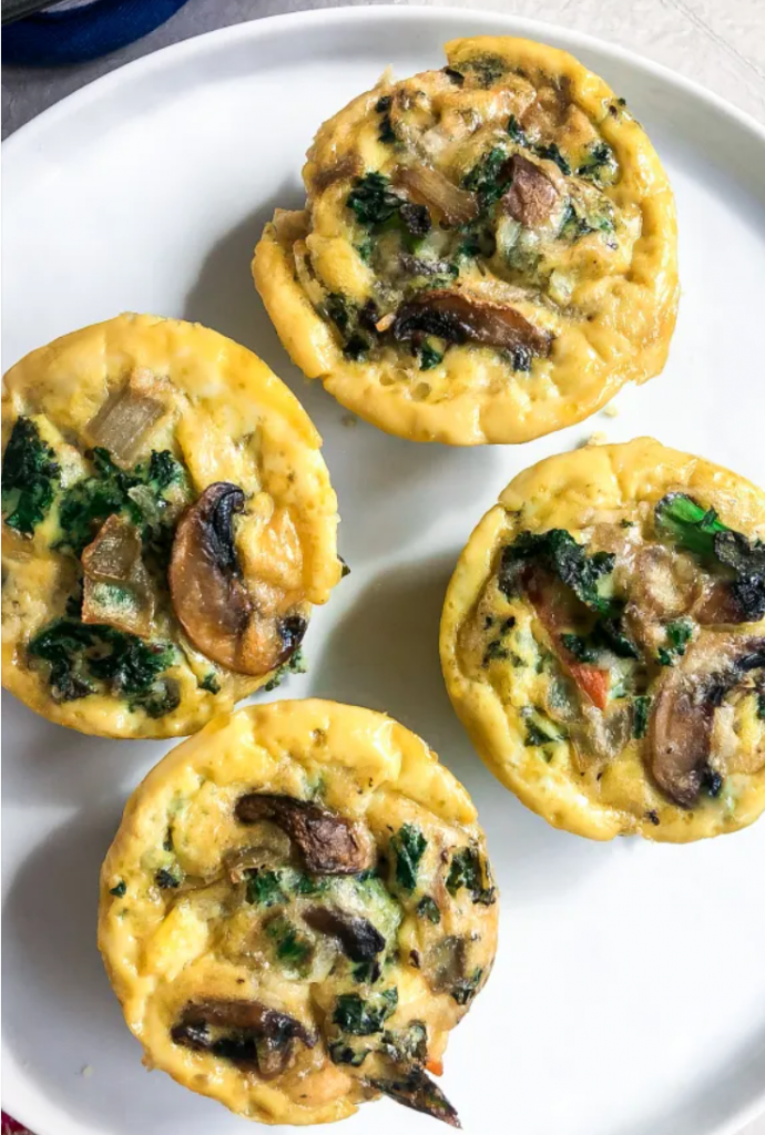 Mushroom Kale Egg Muffins